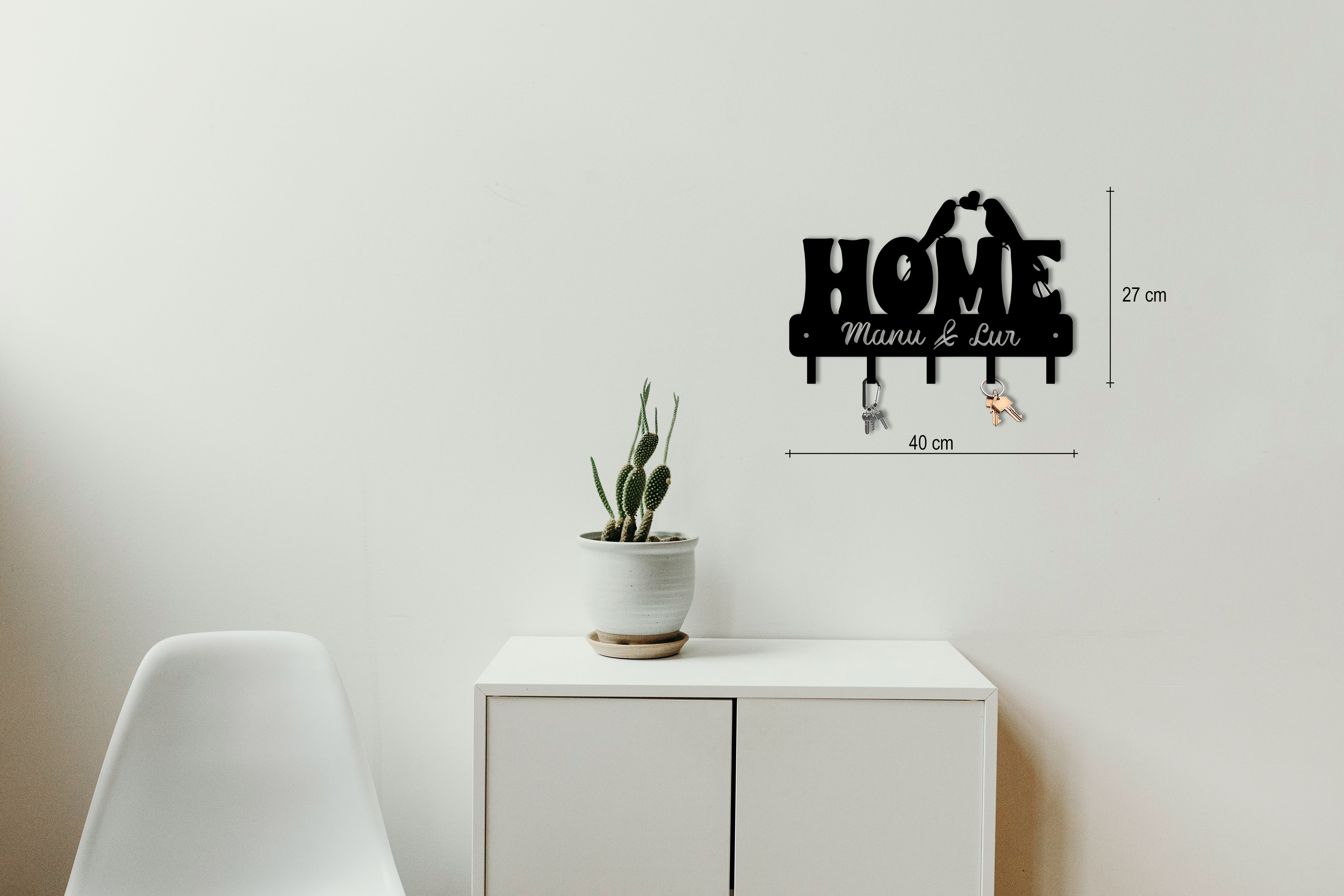 Colgador de Llaves Home Personalizado